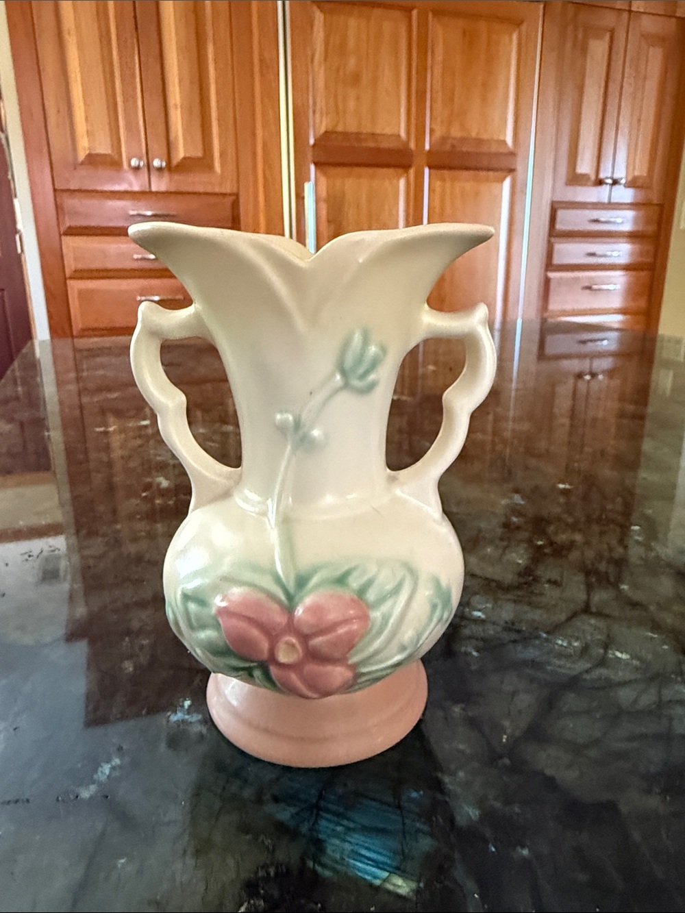 Vintage Hull Art Pottery Wildflower (Model W-1) 5 1/2-inch Double-Handled Vase